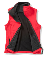 Result Women's Printable Softshell Bodywarmer - Red/Black