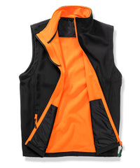 Result Printable Softshell Bodywarmer - Black/Orange