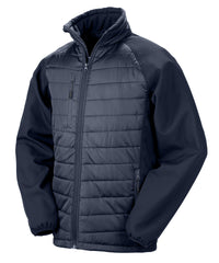 Resultrecycled Compass Padded Softshell Jacket - Navy/Navy