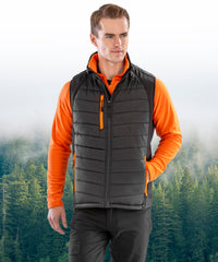 Resultrecycled Compass Padded Softshell Gilet - Black/Black