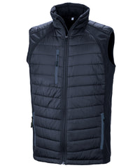 Resultrecycled Compass Padded Softshell Gilet - Navy/Navy