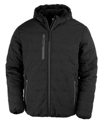 Resultrecycled Recycled Compass Padded Winter Jacket - Black/Black