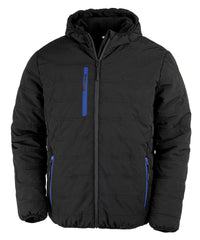 Resultrecycled Recycled Compass Padded Winter Jacket - Black/Royal