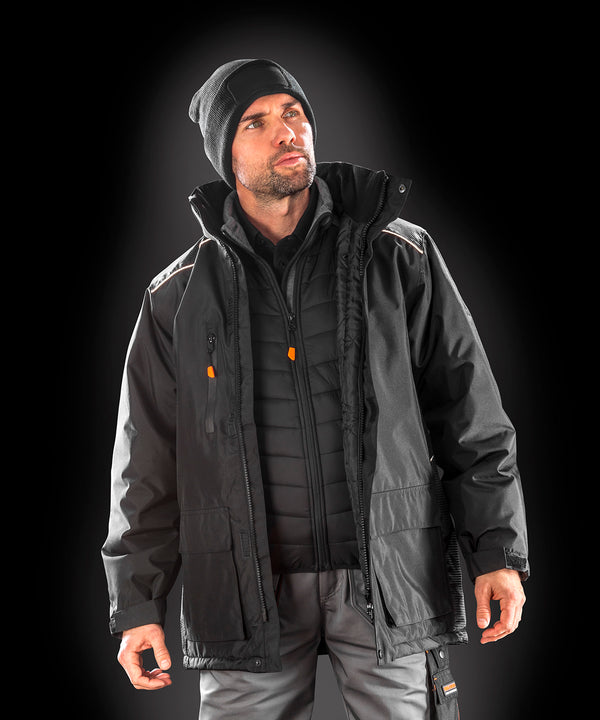 Result Work-Guard Vostex Long Coat - Black