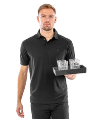Result Work-Guard Apex Pocket Polo Shirt - Black
