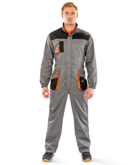 Result Work-Guard Lite Coverall - Black/Grey/Orange