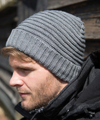 Resultwinteressentials Braided Hat - Cool Grey