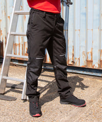 Result Slim Softshell Work Trouser - Black
