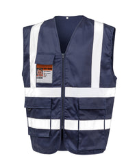 Result Heavy Duty Polycotton Security Vest - Navy
