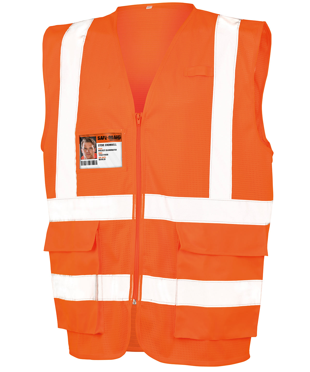 Result Executive Cool Mesh Safety Vest - Fluorescent Orange