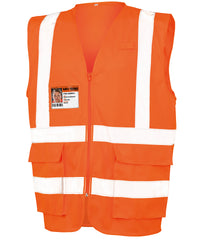 Result Executive Cool Mesh Safety Vest - Fluorescent Orange