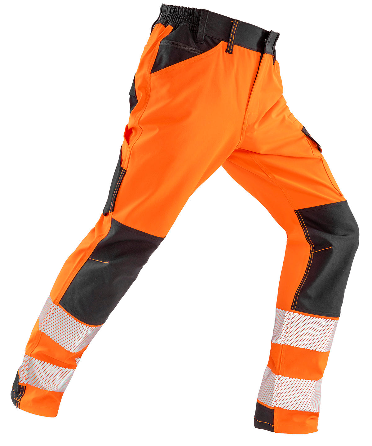 Result Safe-Guard Recycled Dynamic Stretch Safety Trousers - Fluorescent Orange