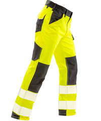 Result Safe-Guard Recycled Dynamic Stretch Safety Trousers - Fluorescent Yellow