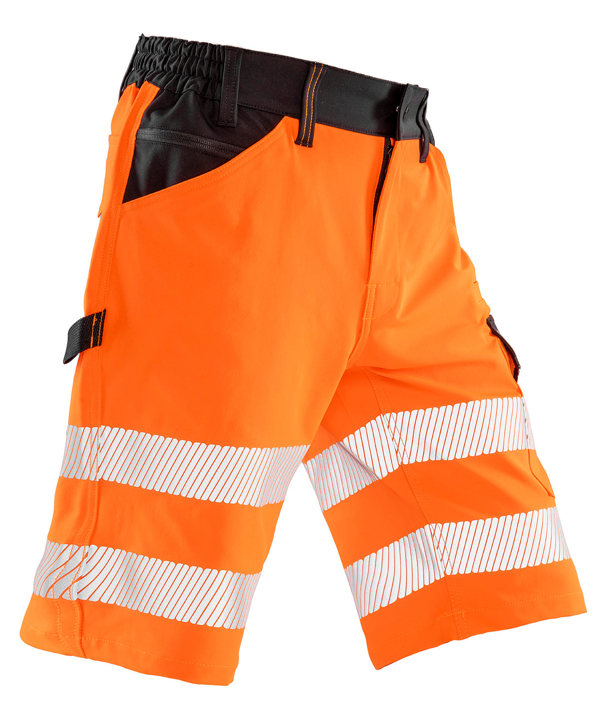 Result Safe-Guard Recycled Dynamic Stretch Safety Shorts - Fluorescent Orange