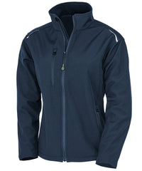 Resultrecycled Women's Recycled 3-layer Printable Softshell Jacket - Navy