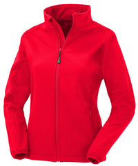 Resultrecycled Women's Recycled 2-layer Printable Softshell Jacket - Red