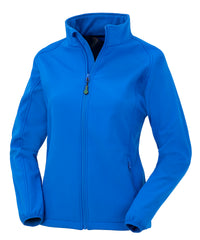 Resultrecycled Women's Recycled 2-layer Printable Softshell Jacket - Royal