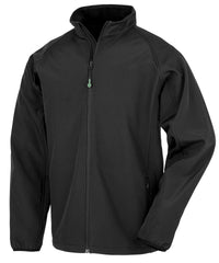 Resultrecycled Recycled 2-layer Printable Junior Softshell - Black