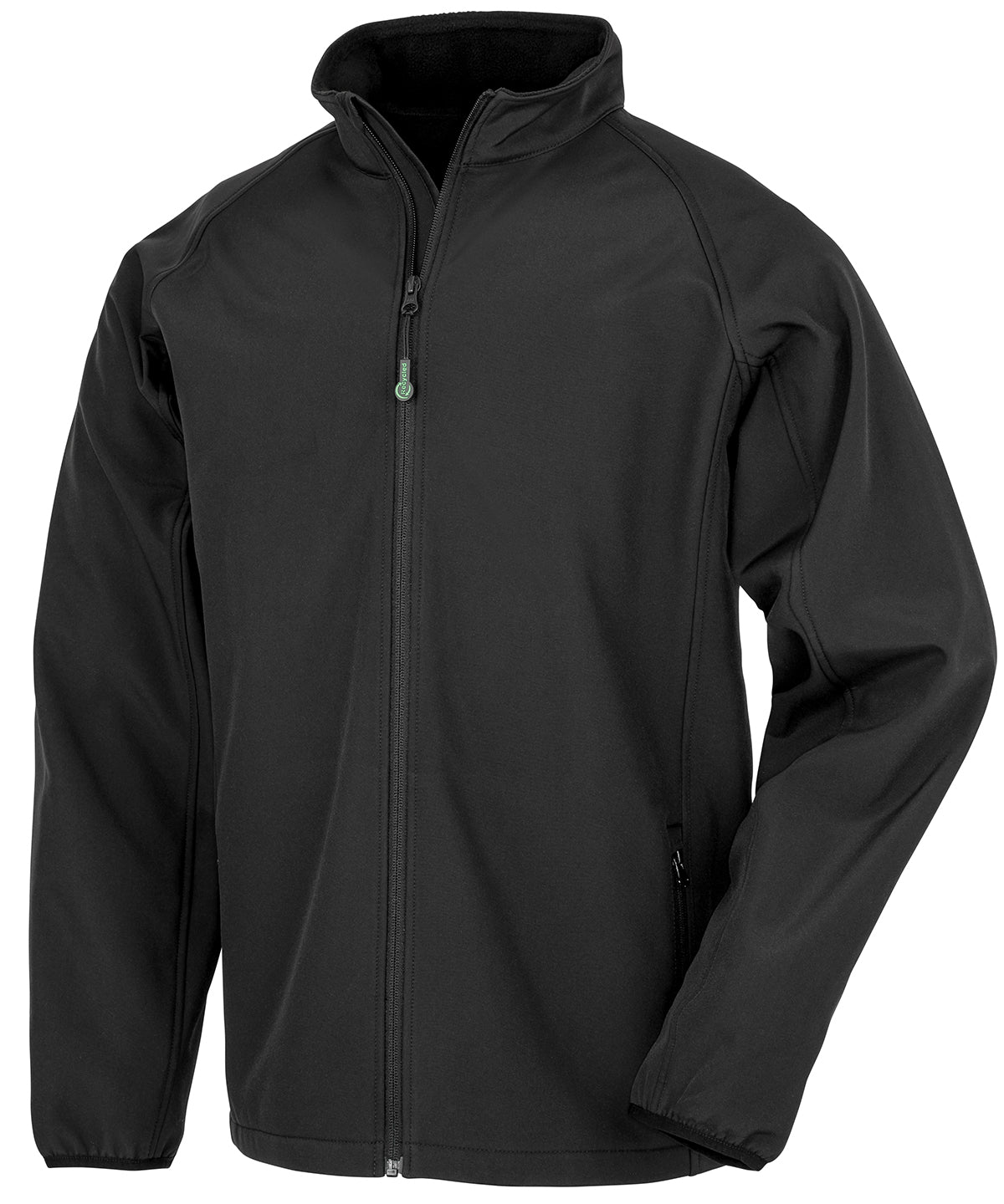 Resultrecycled Men's Recycled 2-layer Printable Softshell Jacket - Black