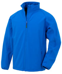 Resultrecycled Men's Recycled 2-layer Printable Softshell Jacket - Royal