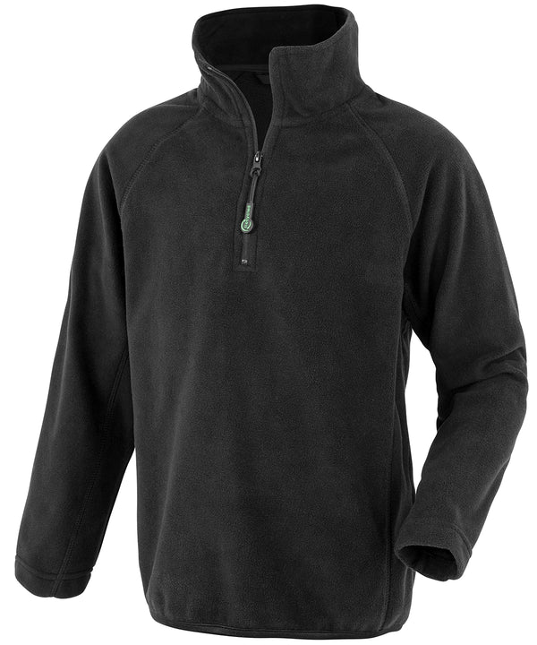 Resultrecycled Junior Recycled Microfleece Top - Black
