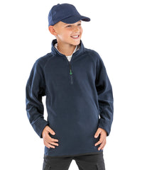 Resultrecycled Junior Recycled Microfleece Top - Black
