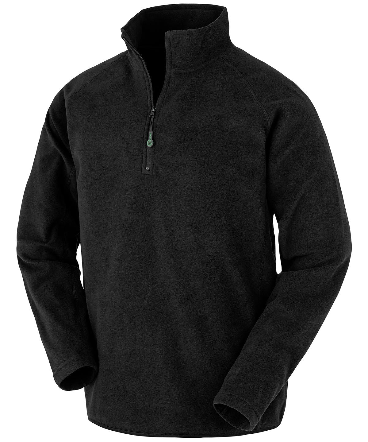 Resultrecycled Recycled Microfleece Top - Black
