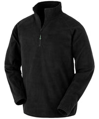Resultrecycled Recycled Microfleece Top - Black