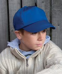 Resultheadwear Junior Cotton Cap - Black