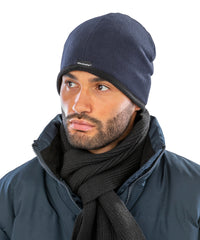 Resultwinteressentials Reversible Microfleece Bob Hat - Navy/Black