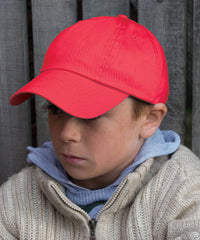 Resultheadwear Junior Low-profile Cotton Cap - Black