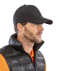 Resultheadwear Tech Performance Softshell Cap - Black