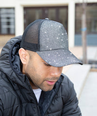 Resultheadwear Core New York Sparkle Cap - Black