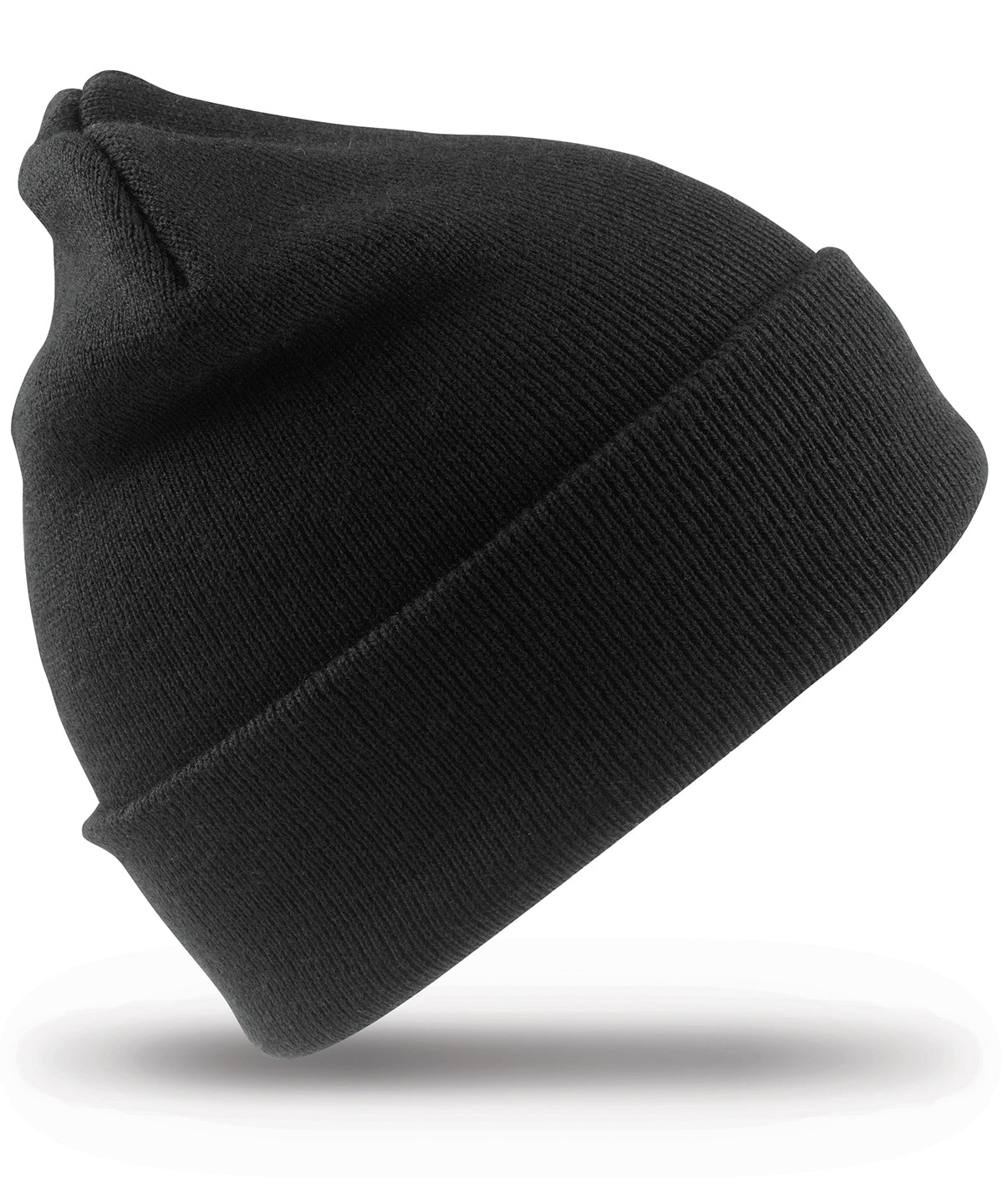 Resultrecycled Recycled Woolly Ski Hat - Black