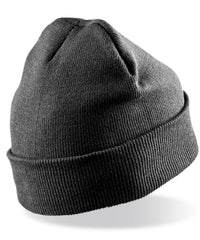 Resultrecycled Recycled Woolly Ski Hat - Charcoal Grey
