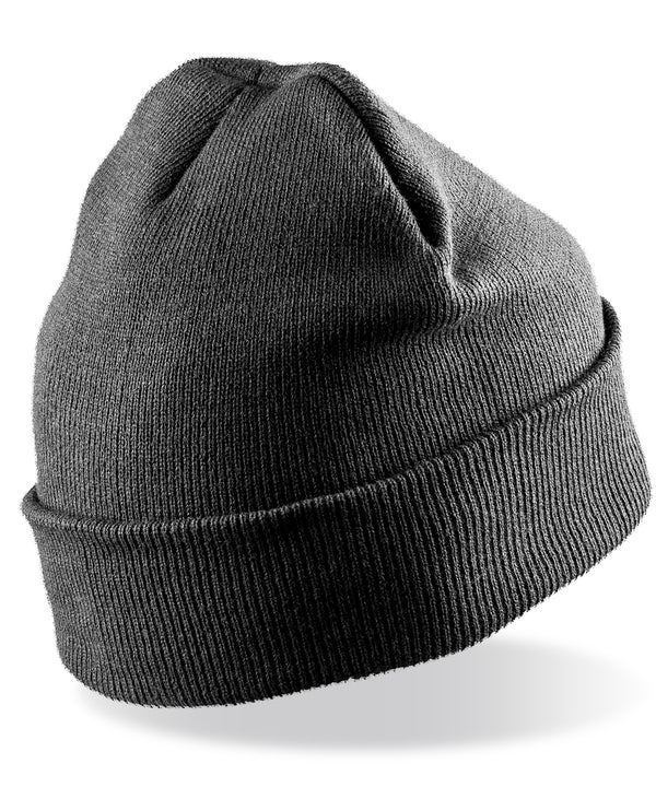 Resultrecycled Recycled Woolly Ski Hat - Charcoal Grey