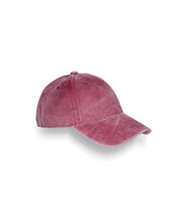 Resultheadwear Core Pure Cotton Vintage Cap - Vintage Red