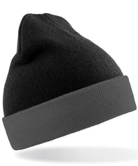 Resultrecycled Recycled Compass Beanie - Black/Grey