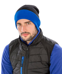 Resultrecycled Recycled Compass Beanie - Black/Grey