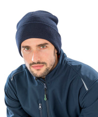 Resultrecycled Recycled ThinsulateTM Beanie - Black