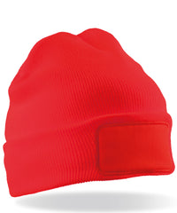 Resultrecycled Recycled ThinsulateTM Printers Beanie - Red