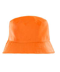 Resultrecycled Core Recycled Reversible Bucket Hat - Orange