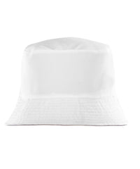 Resultrecycled Core Recycled Reversible Bucket Hat - White