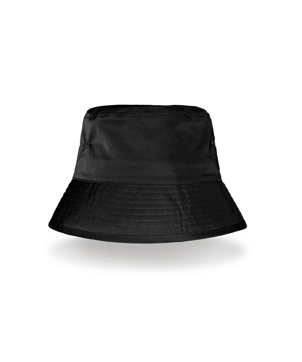 Resultheadwear Recycled Bound Edge Bucket Hat - Black