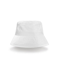 Resultheadwear Recycled Bound Edge Bucket Hat - White