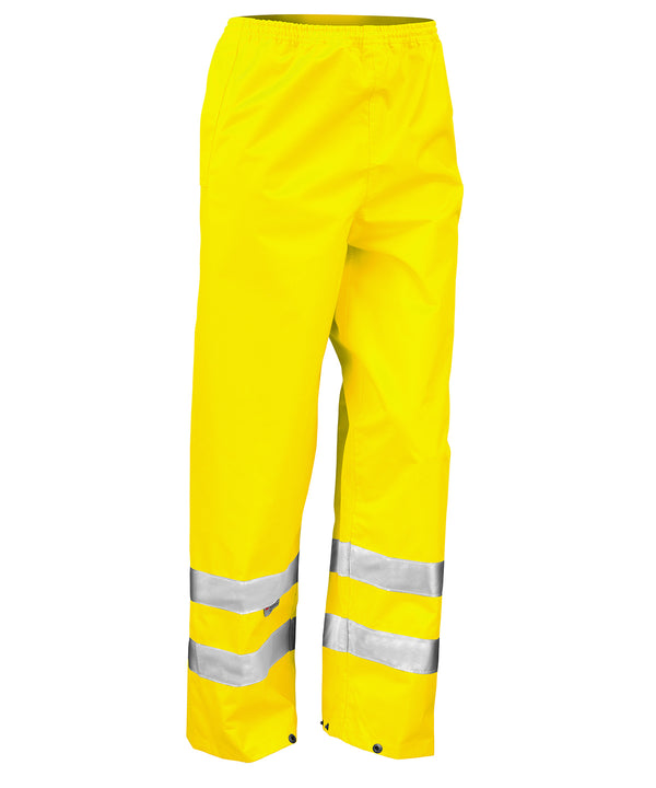 Result Safety High-viz Trousers - Fluorescent Yellow