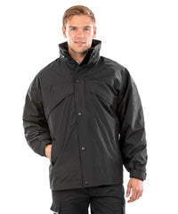 Result 3-in-1 Zip and Clip Jacket - Black/Black*