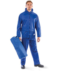 Result Waterproof Jacket and Trouser Set - Black