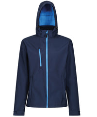 Regatta Venturer 3-layer Hooded Softshell Jacket - Navy/French Blue