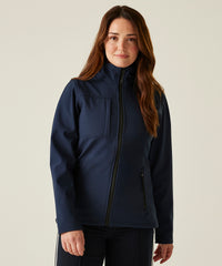 Regatta Women's Octagon Ii Printable 3-layer Membrane Softshell - Black/Black*
